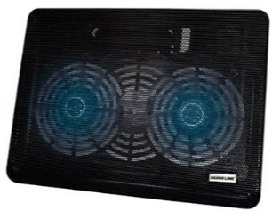 משטח קירור למחשב נייד Silver Line צבע שחור