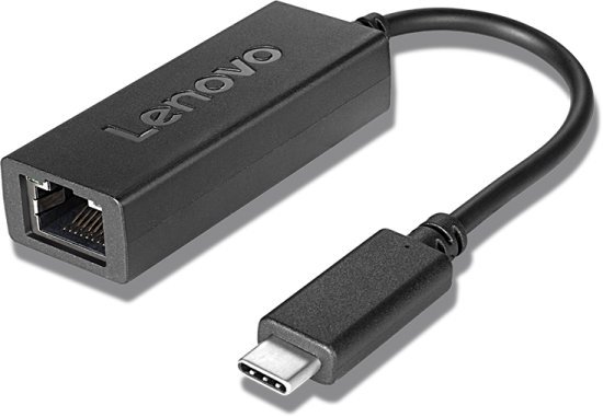 מתאם רשת מקורי של Lenovo מחיבור USB מסוג C לחיבור רשת RJ45 Gigabit 10/100 / 1000Mbps GX90S91832
